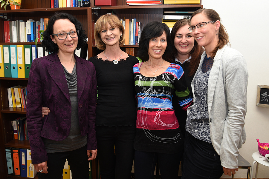 Uni Graz, AKGL, Gleichbehandlung, AKGL-Büro: Ulrike Schustaczek, Maria Aigner, Irene Fritz, Bianca Gollmann, Christa Mandl ©Uni Graz/Schweiger