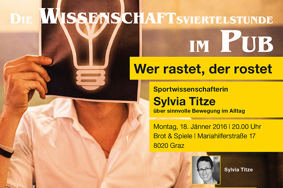 In der ersten Ausgabe von Wissensdurst im Jahr 2016 spricht Sportwissenschafterin Sylvia Titze über sinnvolle Bewegung im Alltag. 