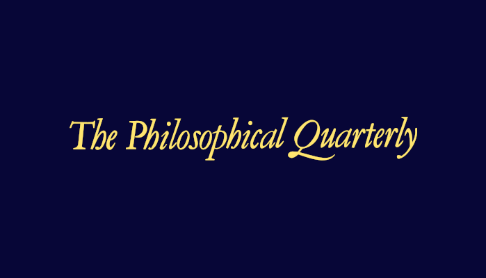 The Philosophical Quarterly Journal Logo ©The philosophical quarterly