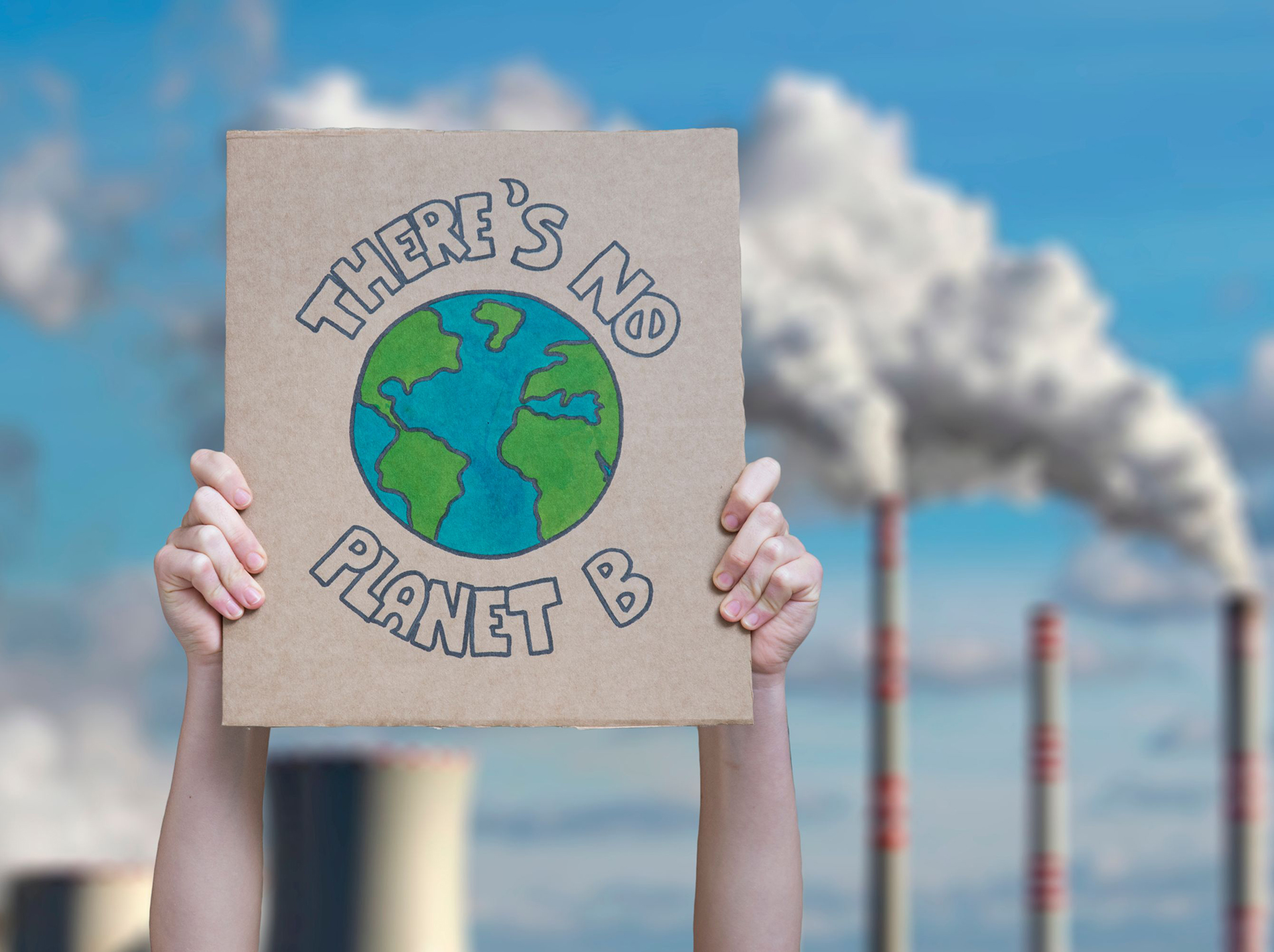 Plakat: There's no planet B 
