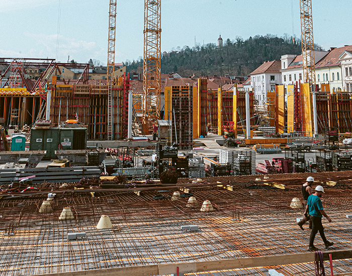 Baustelle Graz Center of Physics an der Universität Graz ©Marija Kanizaj