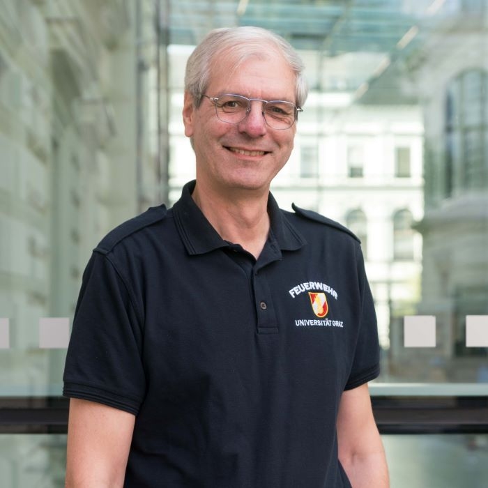 Personenfoto Roland Maderbacher, Freiwillige Feuerwehr Uni Graz