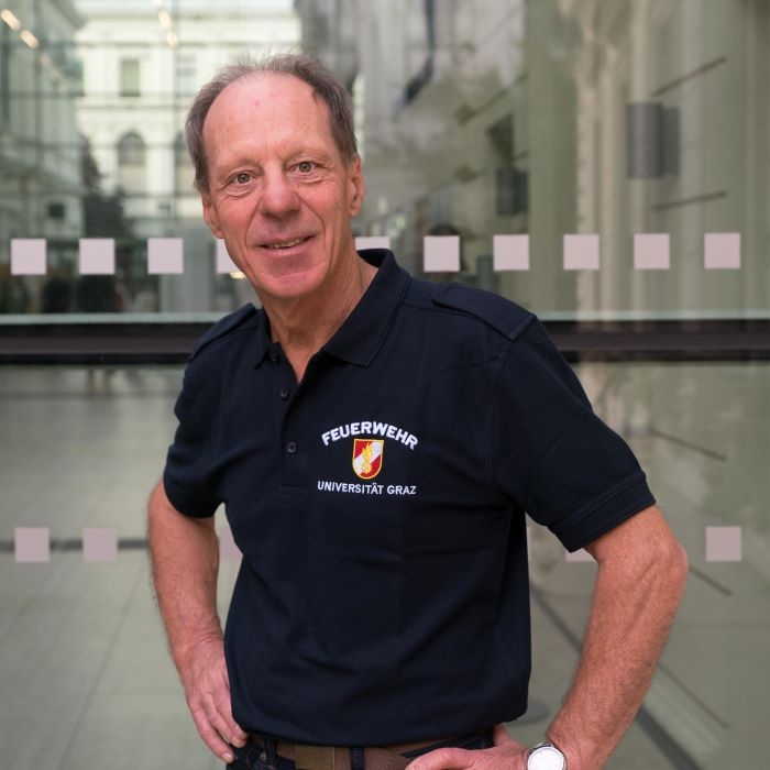 Personenfoto Franz Tscherne, Freiwillige Feuerwehr Uni Graz