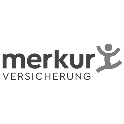 merkur Versicherung Logo (s/w)