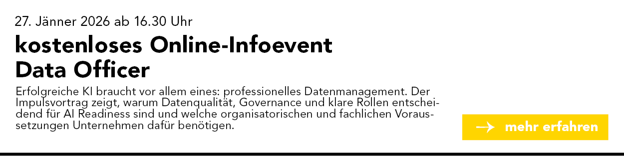 kostenloses Online-Infoevent Data Officer 