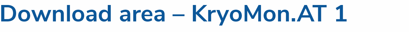 Download area – KryoMon.AT 1 