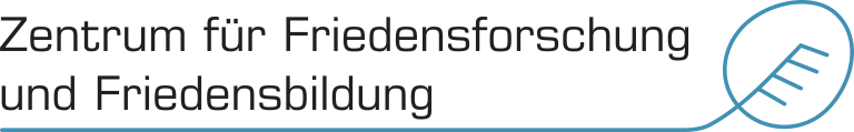 Das Logo zeigt einen Schriftzug mit Zentrum für Friedensforschung und Friedensbildung. ©Zentrum für Friedensforschung und Friedensbildung