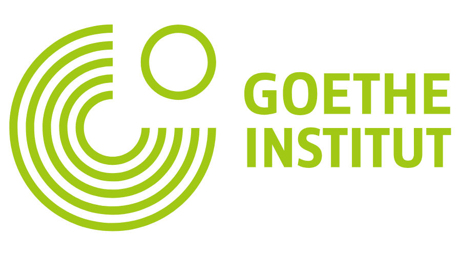 The picture shows the logo of the Goethe-Institut. 