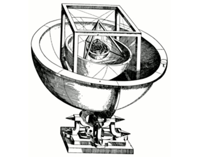 Johannes Kepler - Mysterium Cosmographicum (1596) - © Wikipedia 