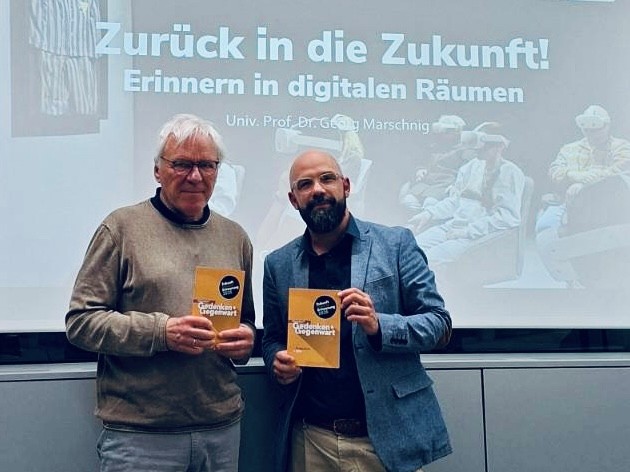 Georg Marschnig im Rahmen der Veranstaltungsreihe „Zukunft braucht Erinnerung“ 