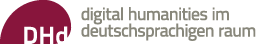 Logo der Digital Humanities im deutschsprachigen Raum ©Digital Humanities im deutschsprachigen Raum e.V.