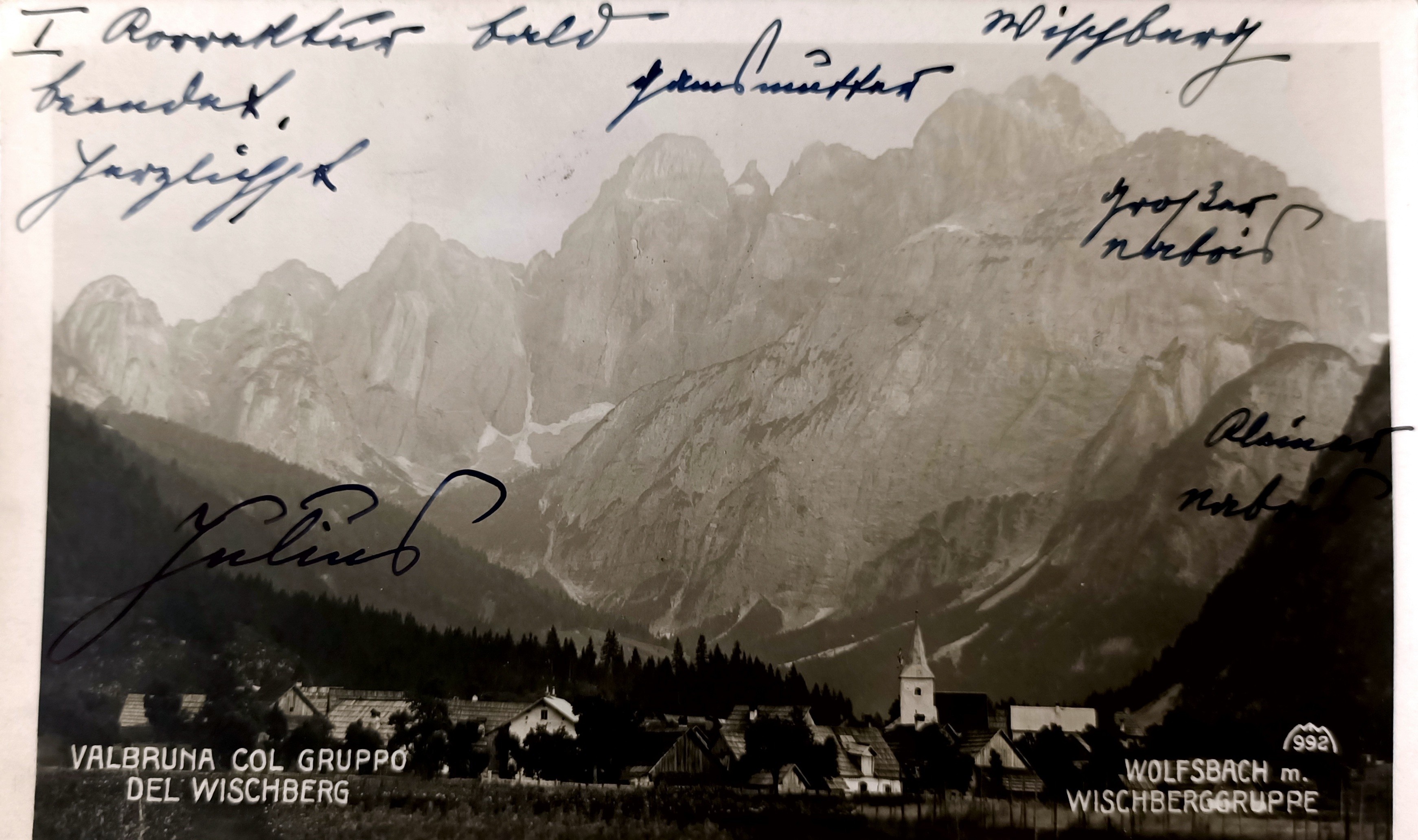 Berge, Postkarte ©Janine Schemmer