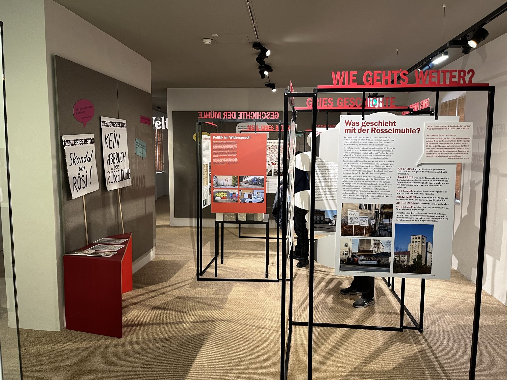 Ausstellung zur Rösselmühle im Volkskundemuseum ©Jonathan Coenen