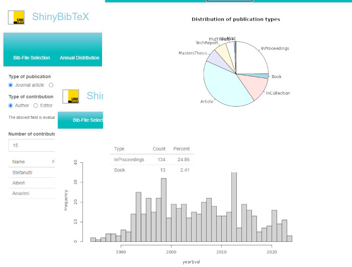 Screenshot ShinyBibTeX ©Universität Graz / Hockemeyer