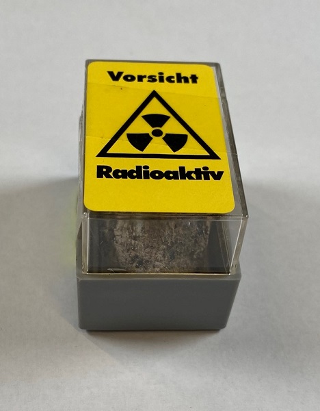 radioaktive Probe ©DINAMA Universität Graz