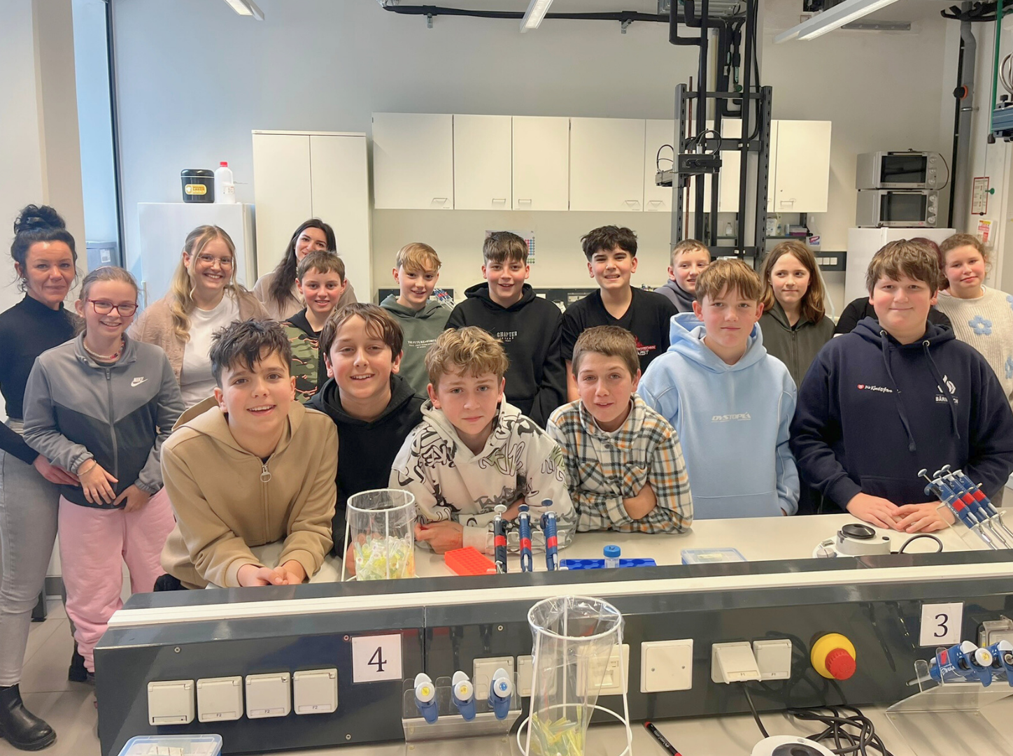 Schüler:innengruppe der Mittelschule Bärnbach im Offenen Labor Graz | Foto: MS Bärnbach/Eberhart 