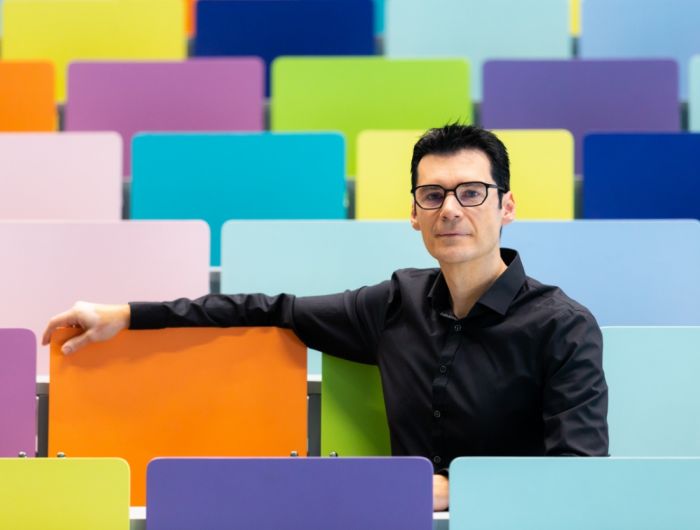 Roland Grabner im Hörsaal ©UniGraz - Manuel Feldbaumer