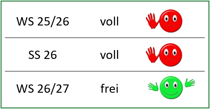 Grafik verfügbare Masterarbeitsplätze 