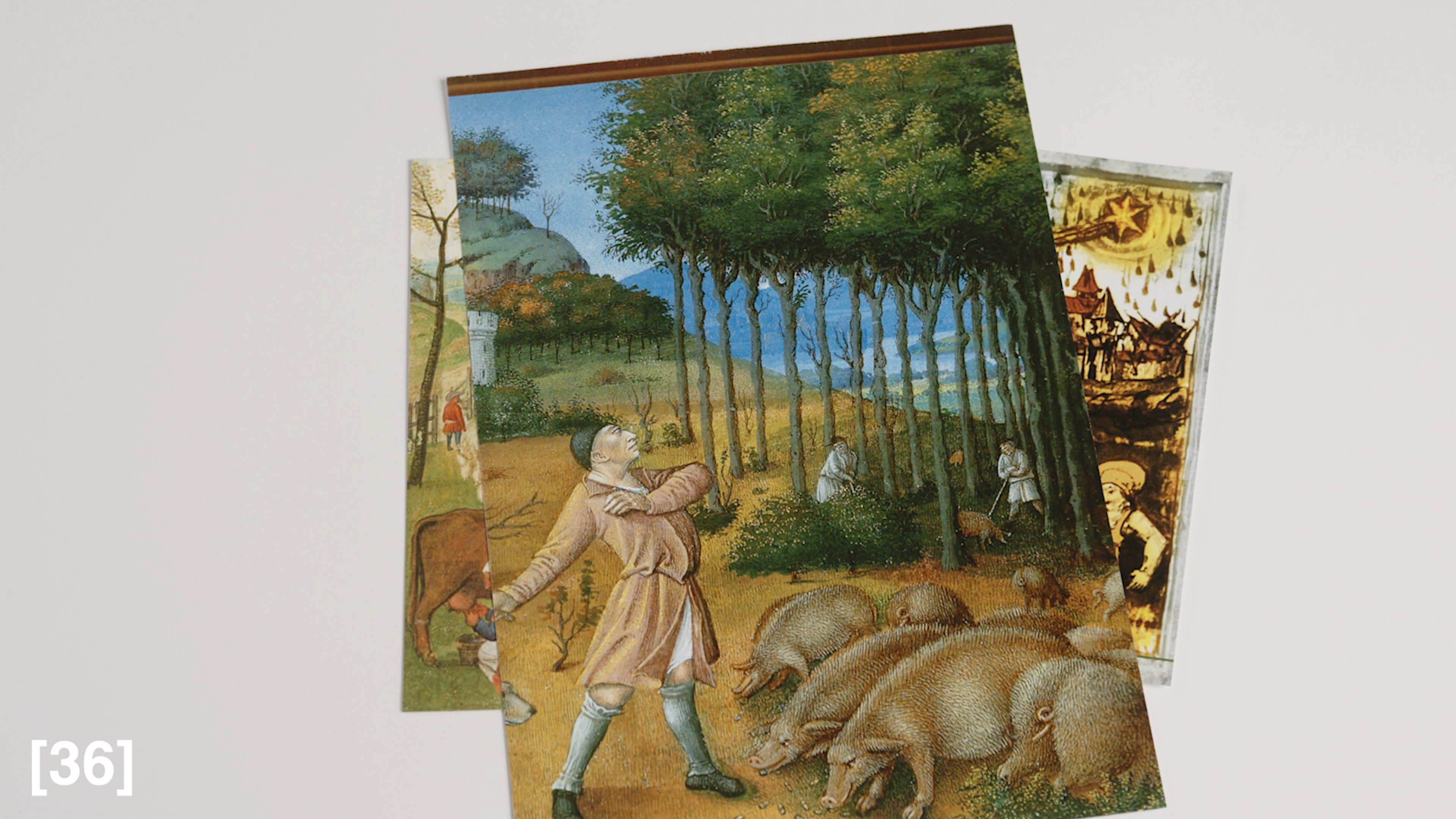 Schweinehirte vor Eichenwald ©CC-BY 4.0 Int., Science Ink