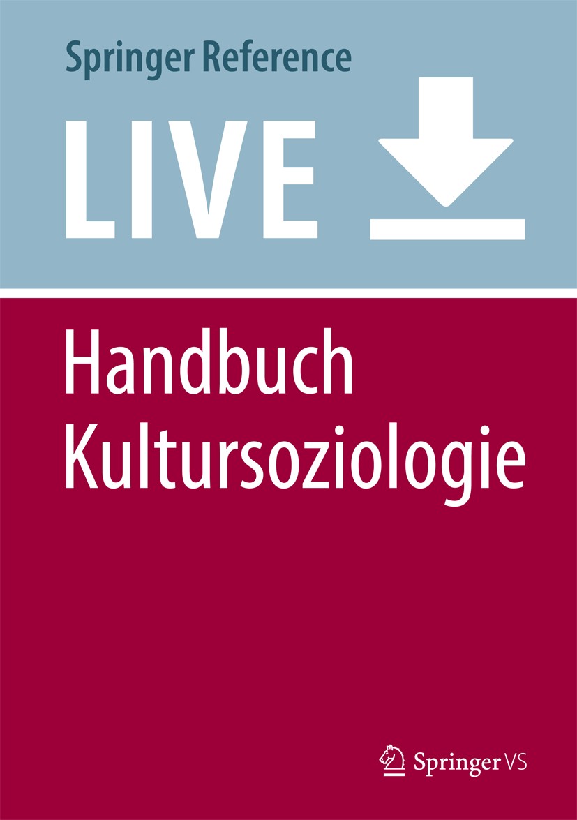 Cover Handbuch Kultursoziologie ©Nutzung für Website gestattet