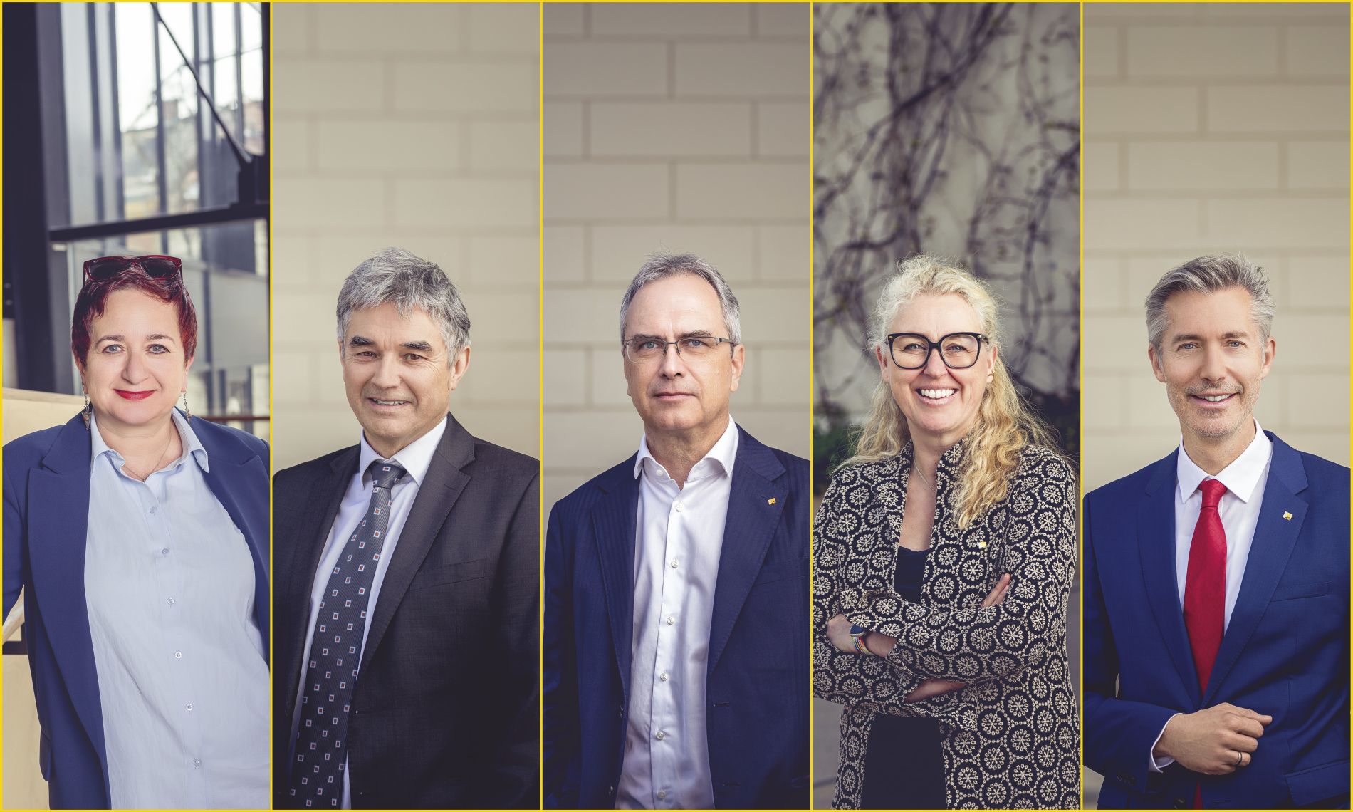 The Rectorate team at the University of Graz ©Uni Graz/Winter-Reiter; mit KI erweitert