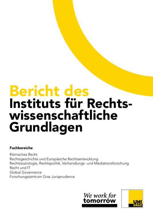 Cover Institutsbericht 