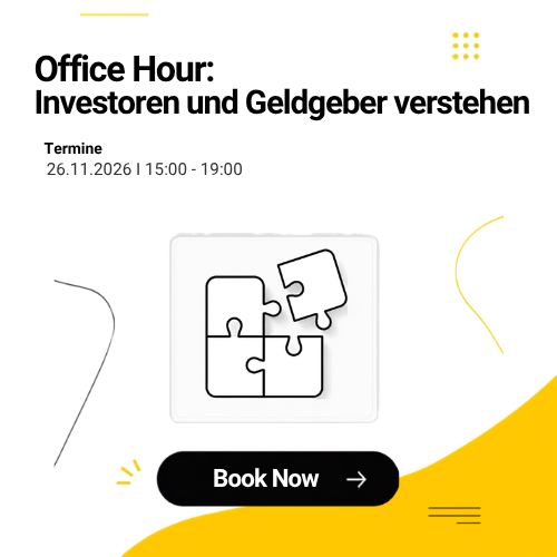 Office Hour Investoren und Geldgeber 