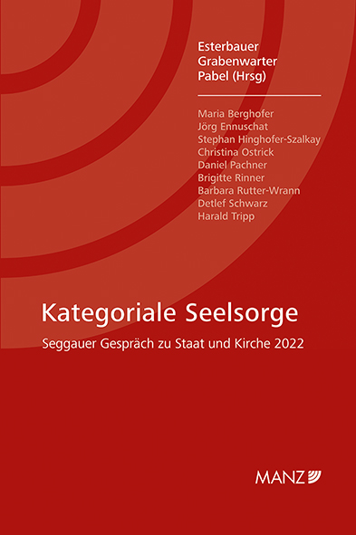 Cover Kategoriale Seelsorge 2022 