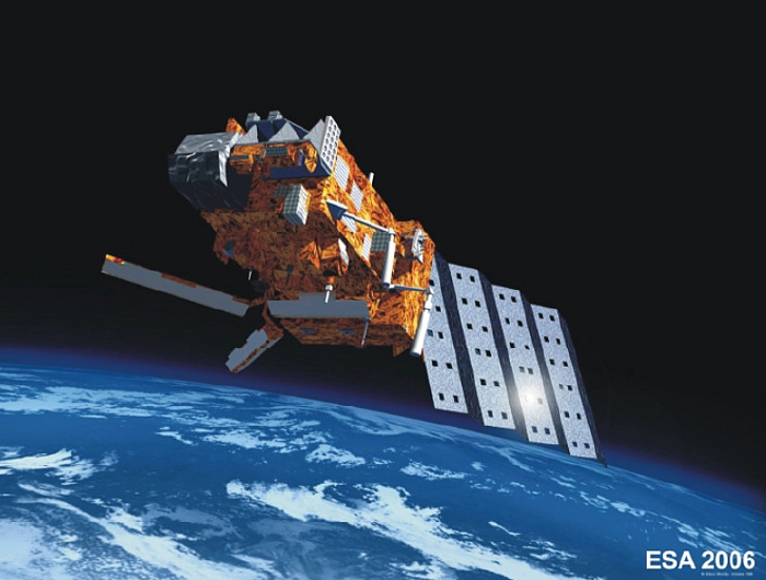 Satellite symbolizes the ARSCliSys research group ©ESA