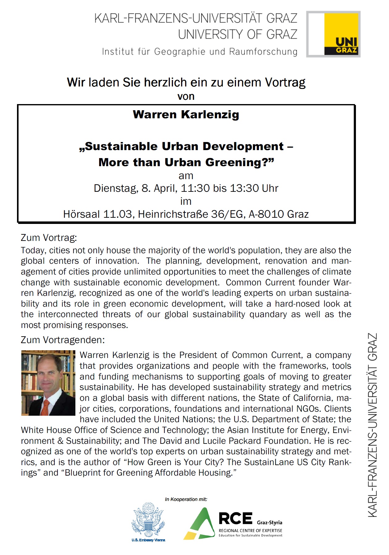Sustainable Urban Development More than Urban Greening? Universität