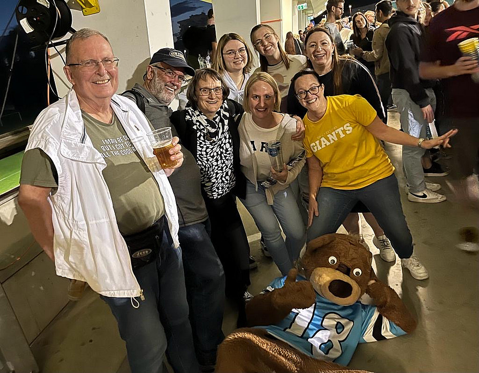 C.ias at an American Football Game 