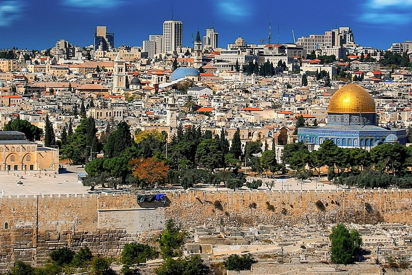 Blick Stadt Jerusalem