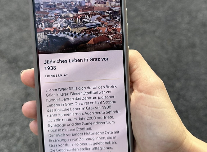 Präsentation des IWalks „Jüdisches Leben in Graz vor 1938“ 