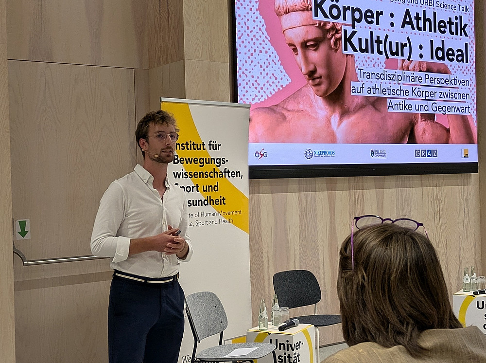 Tarik Orliczek at the conference ©Mateja Marsel/Uni Graz