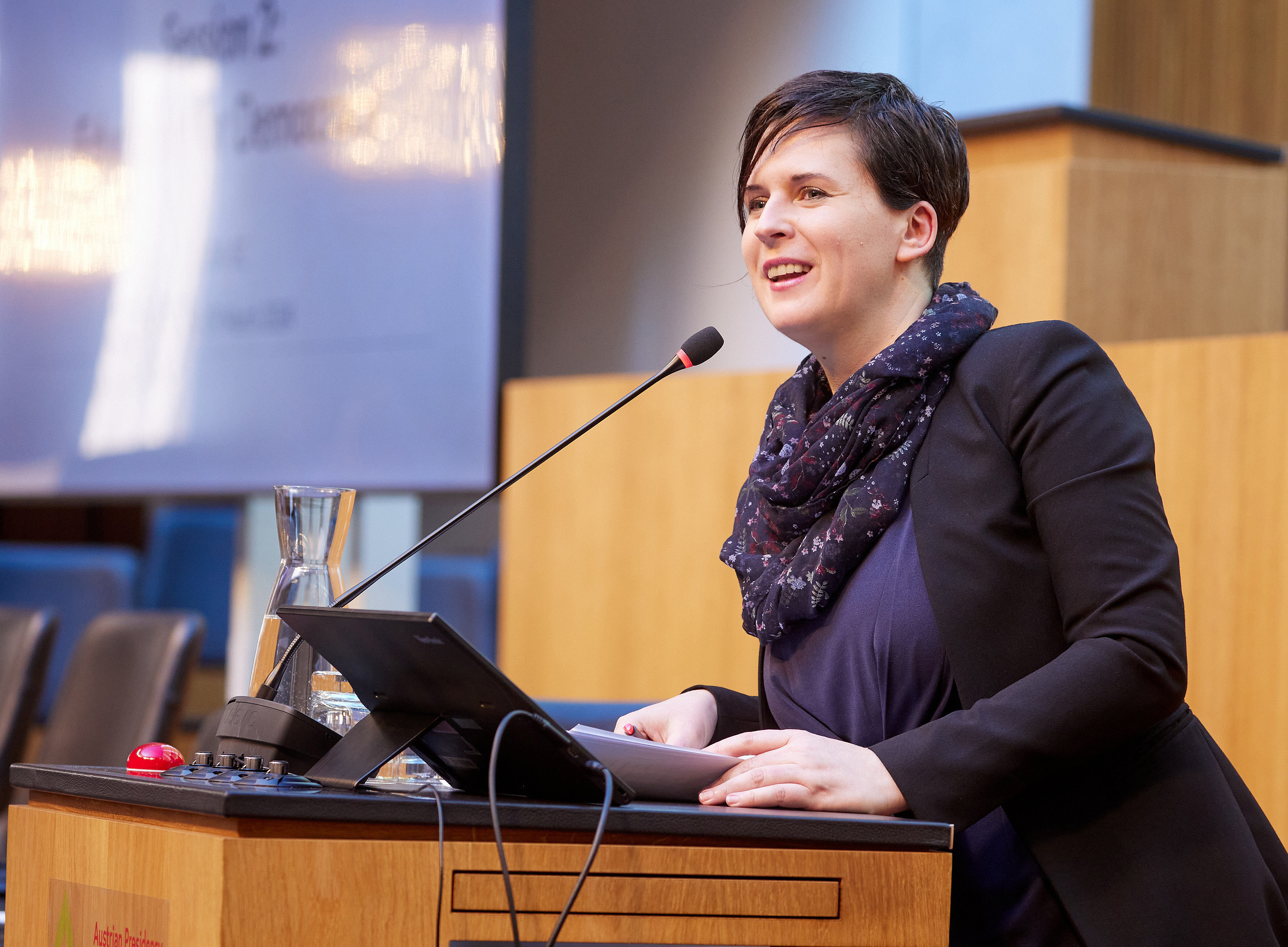 Britta Breser im Parlament ©Parlamentsdirektion/Thomas Topf