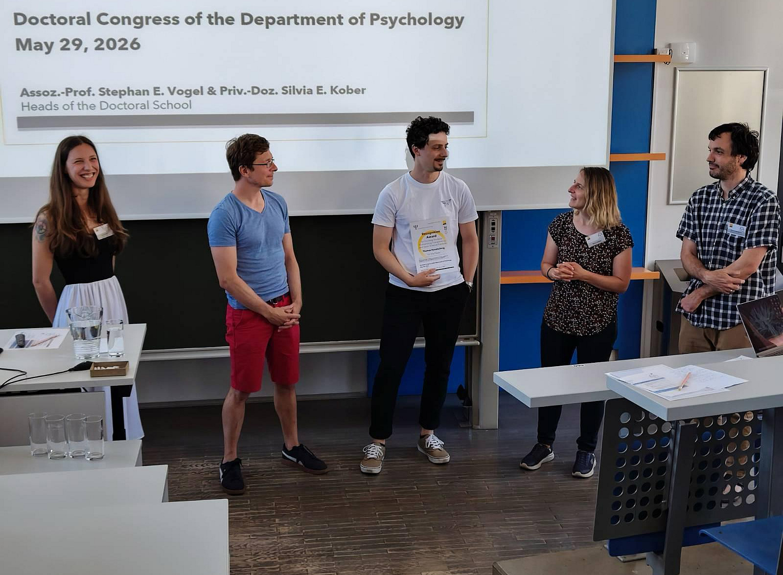 Preisverleihung an Thomas Kanatschnig ©Universität Graz / Gabriela Hofer