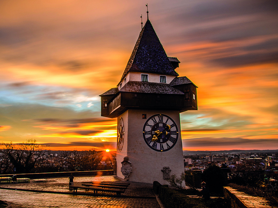 clock tower Graz ©Markus Spenger - Graz Tourismus