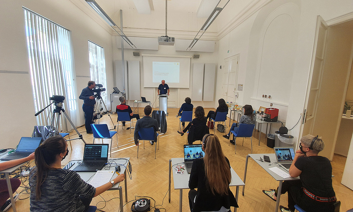 Der Uni for Life-Business Brunch fand online statt. (Foto: Uni Graz)