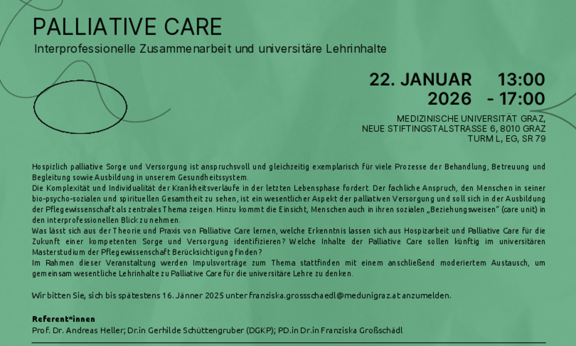 workshop palliative care