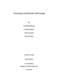 Teaching Conditionals with Songs - Berger, Kaiser, Kelz, Klein