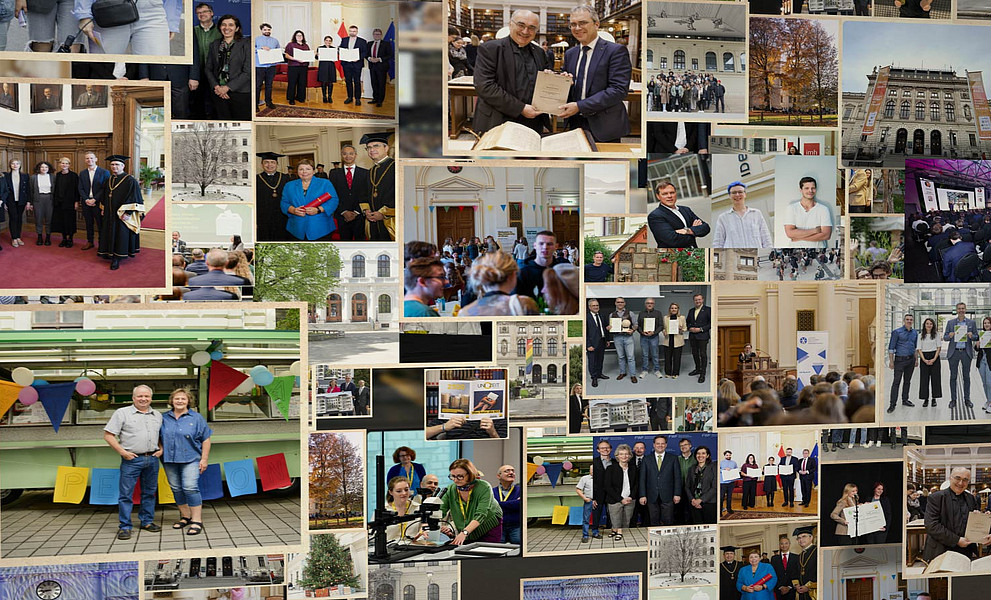 Eine Fotocollage, die viele verschiedene Menschen zeigt.