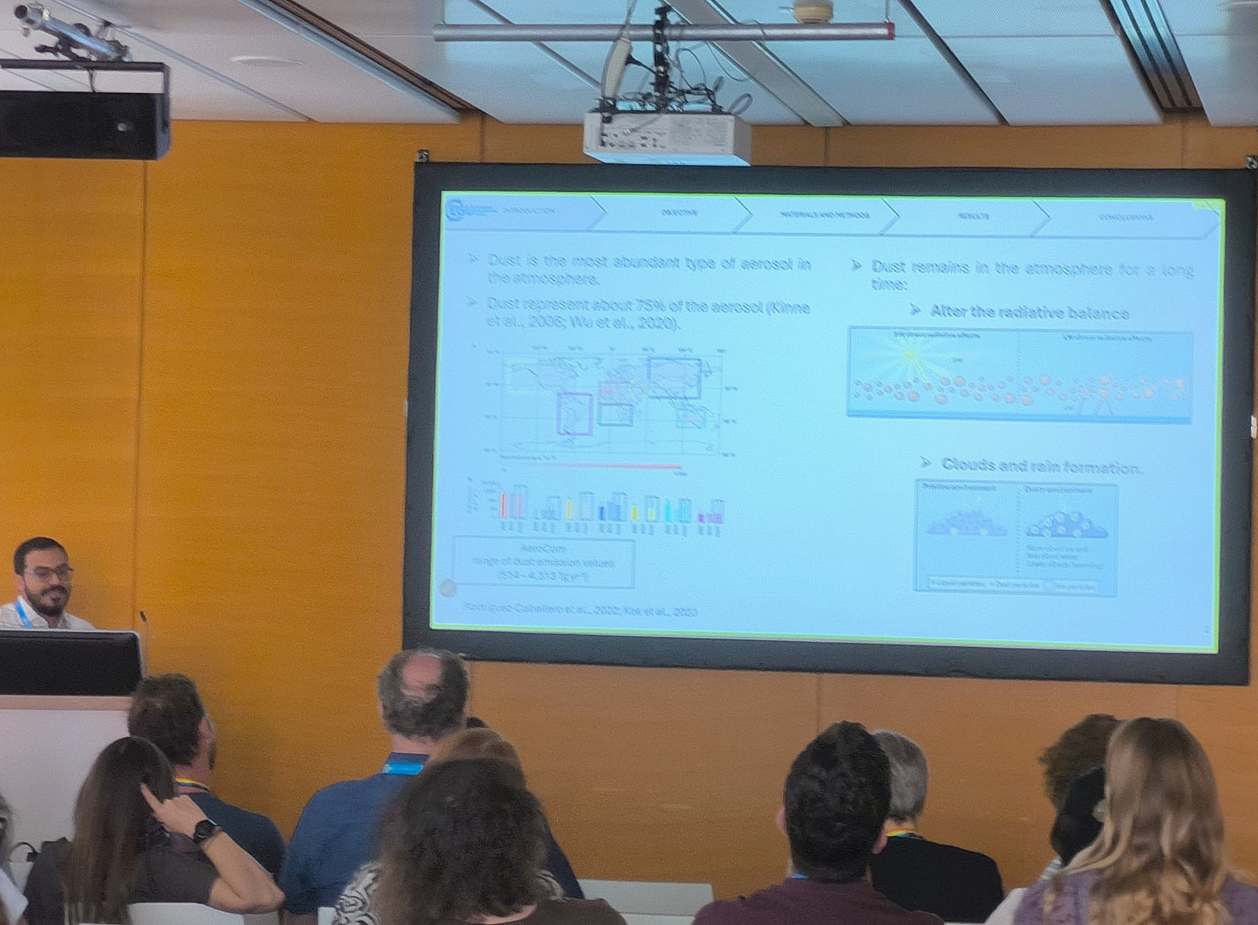 Talk by Carlos Urueta at EGU26 ©Carlos Urueta