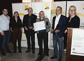 Stefan Zeiringer (ÖH), Maja Höggerl (ÖH), Jörg Feldmann, Silvia Wehmeier, Torsten Mayer und Catherine Walter-Laager