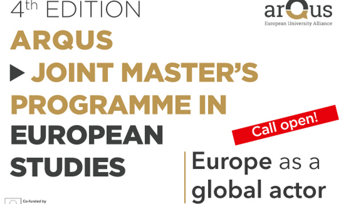 call for applications for the arqus joint masters programme european studies
