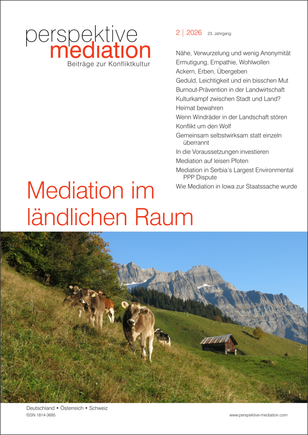 Cover der ZS perspektive mediation 1026 Bd 2 