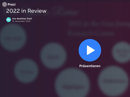 Titelbild des Prezi 2022 ©Team GJ