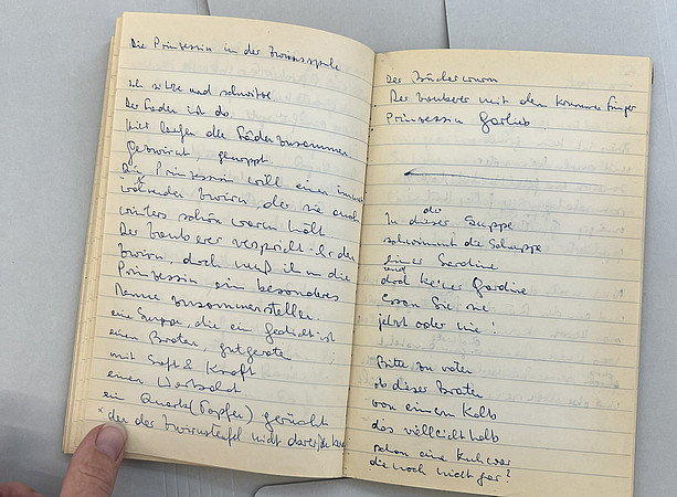 Manuskriptbuch, Bl. 70f. 