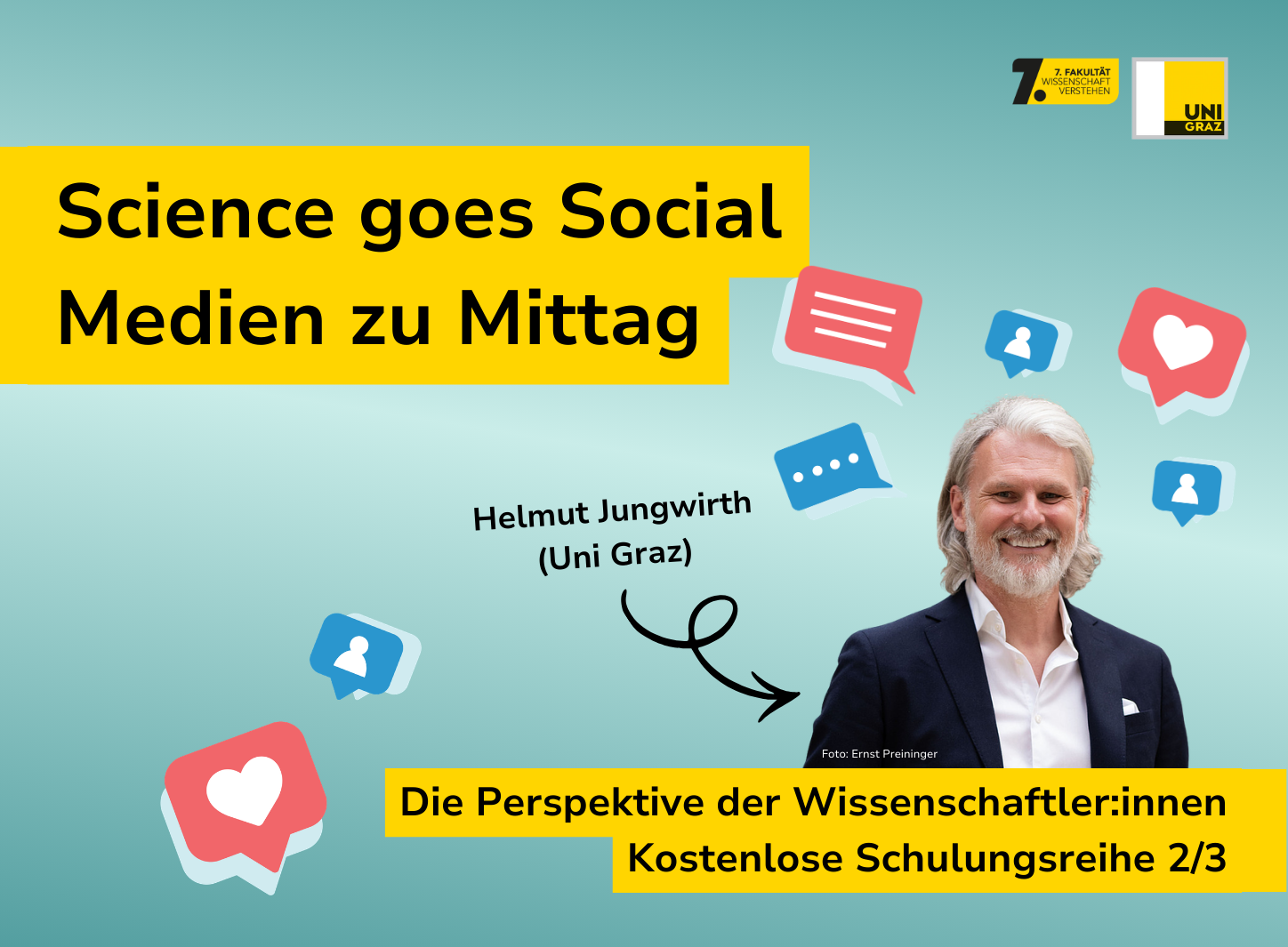Science goes Social Teil 2 ©Uni Graz/Canva/Plattner