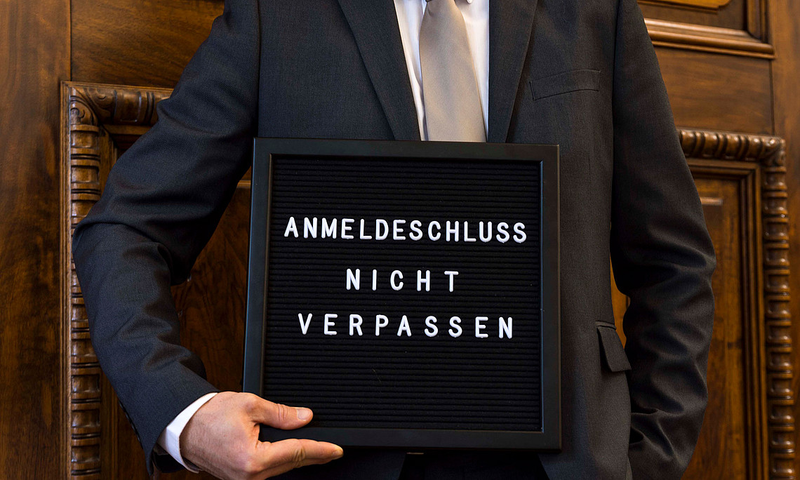 UNI for LIFE Anmeldeschlüsse