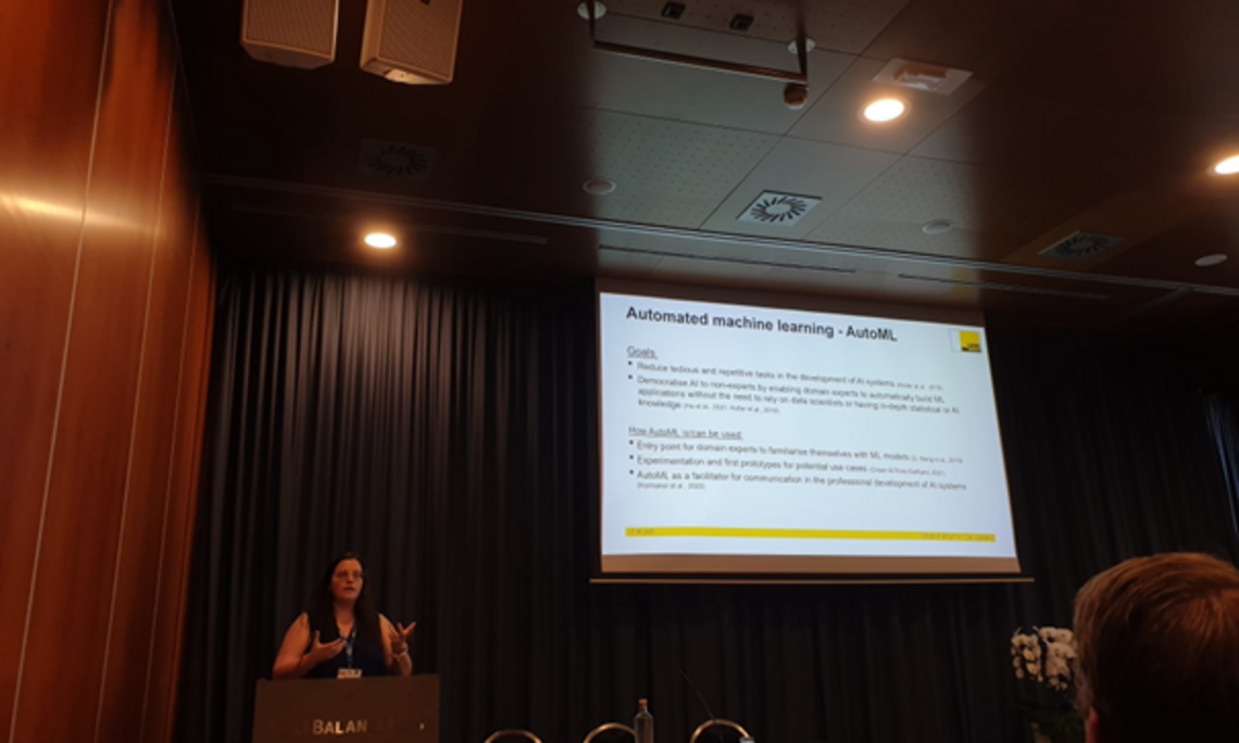 Anna Polzer bei der Bled eConference